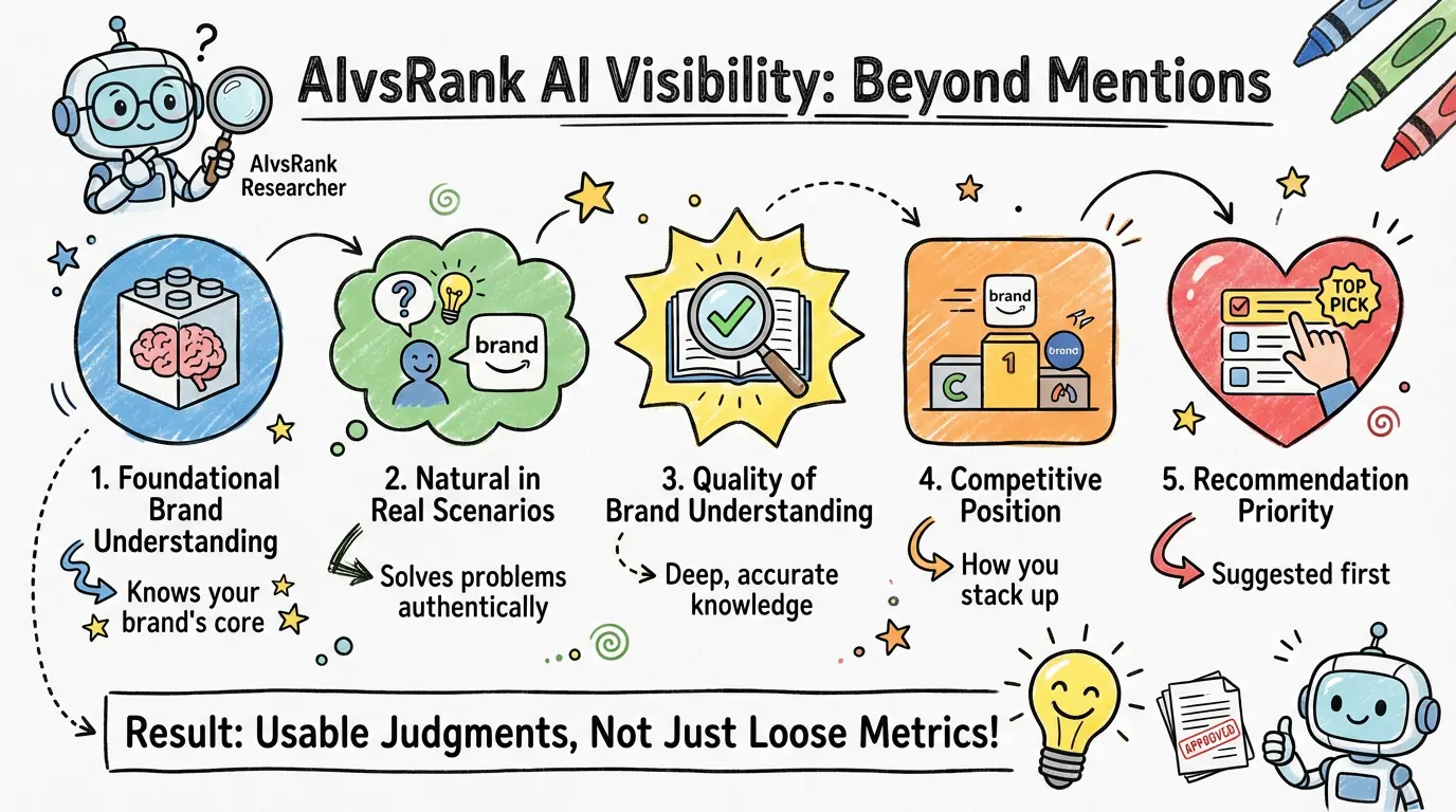 What AIvsRank AI Visibility Measures