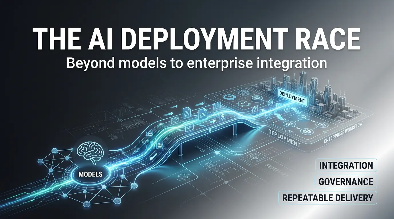 The AI race is no longer about models. It is about deployment