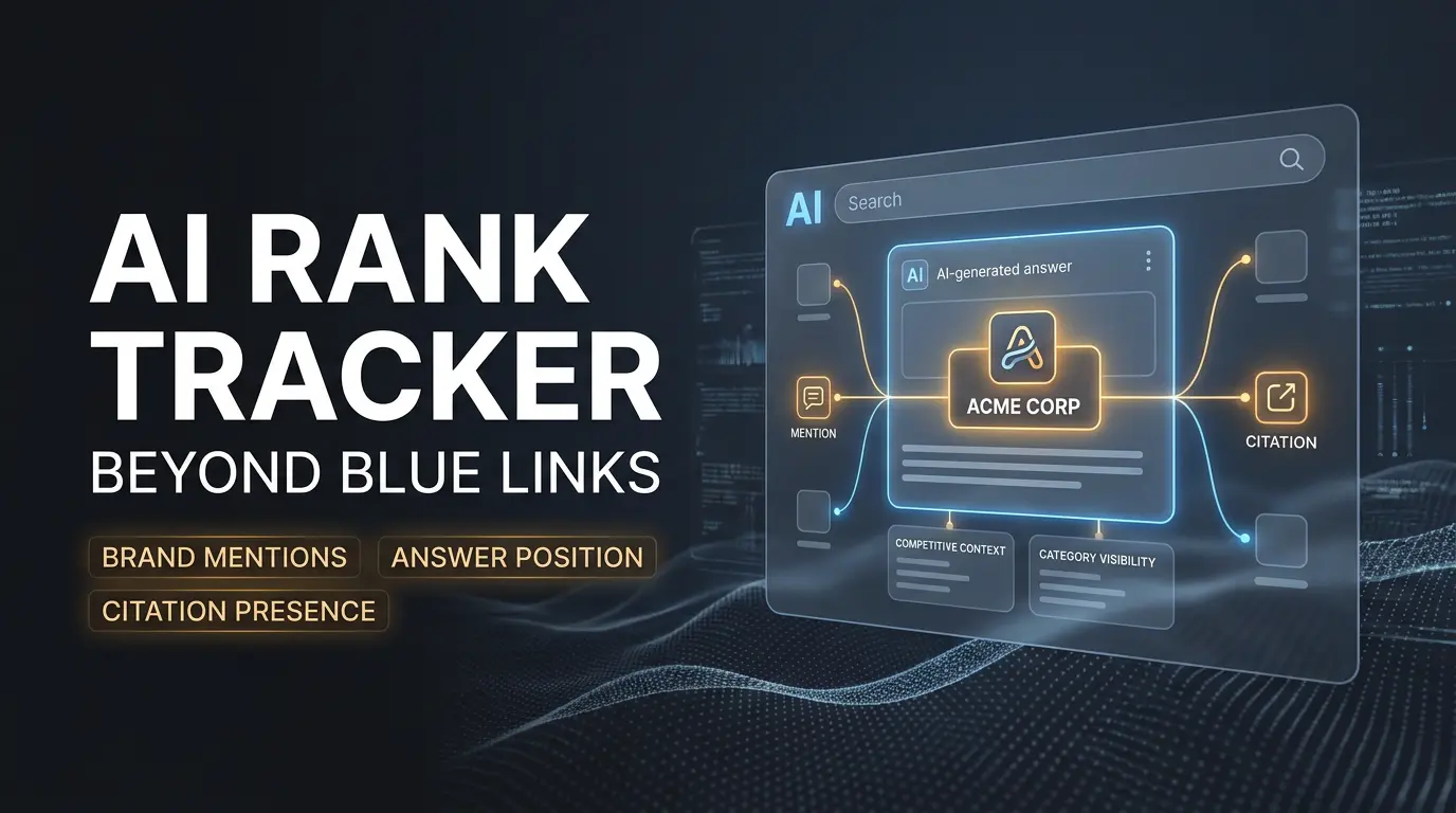 What is an AI rank tracker?