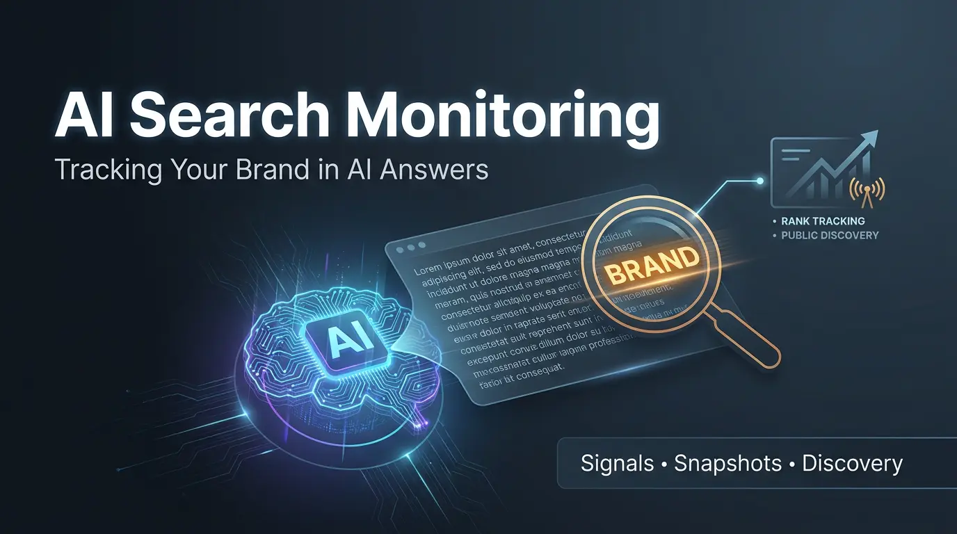 What Is AI Search Monitoring?