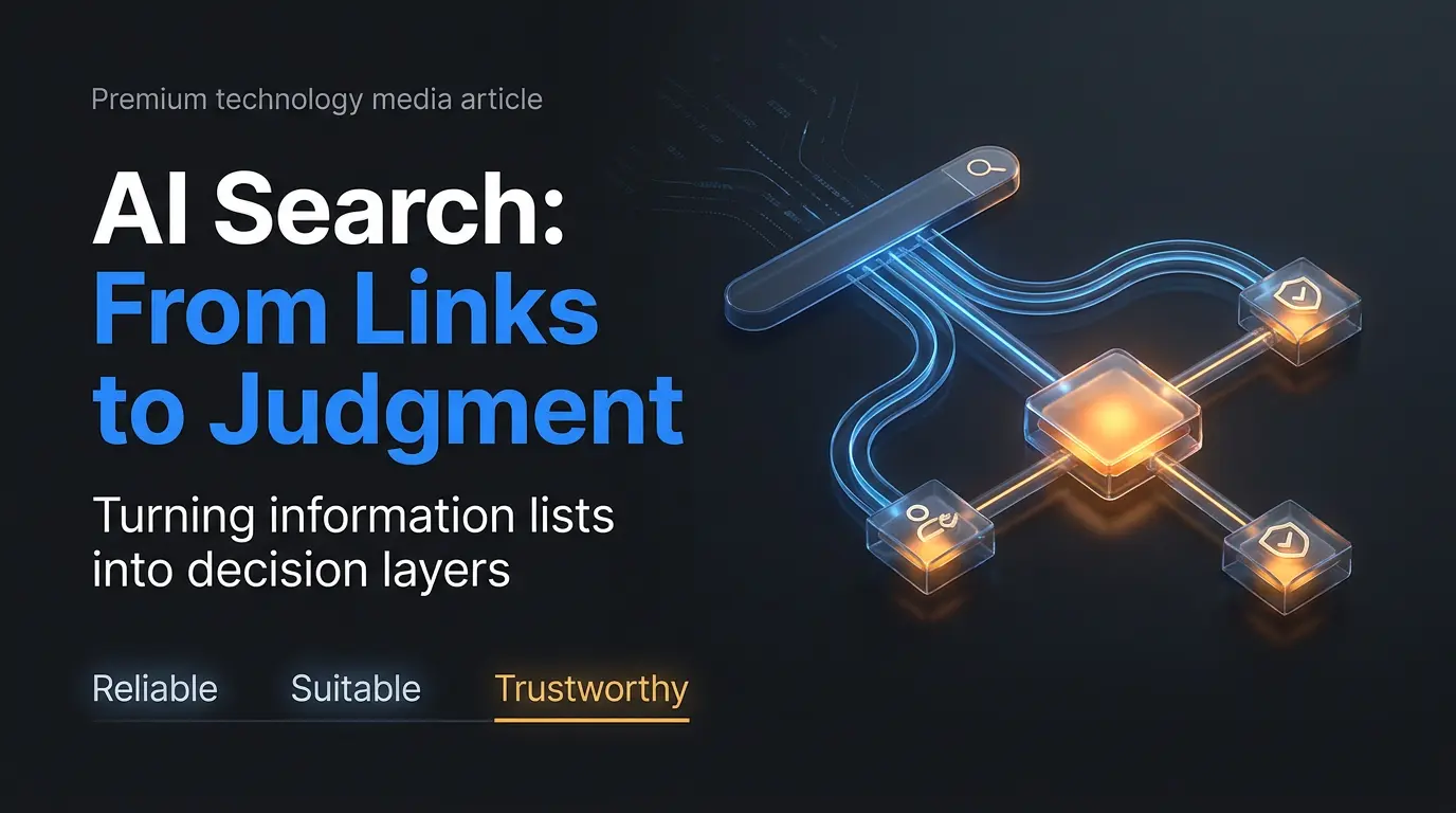 AI Search Engines Are Turning Search Into Judgment