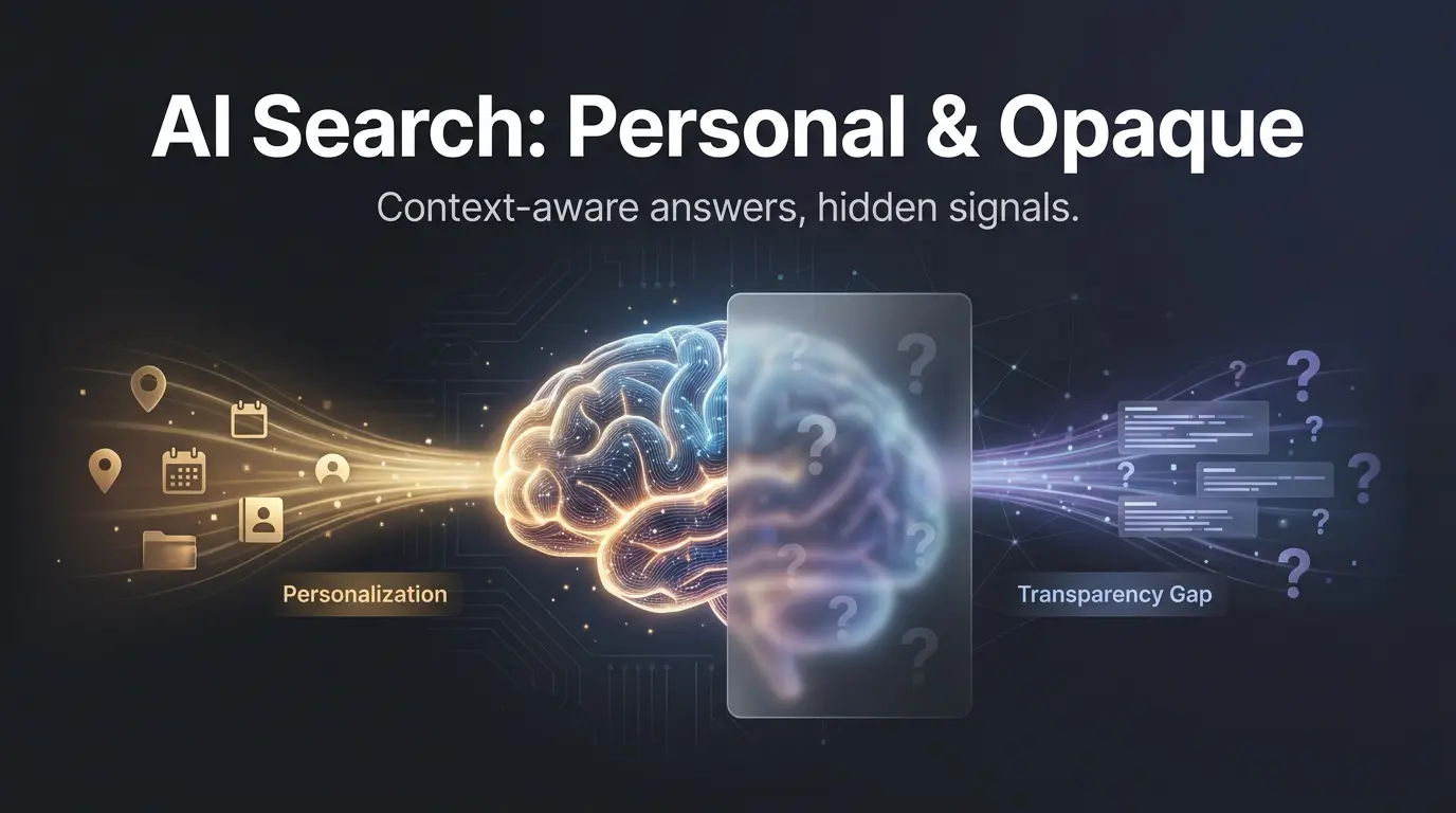 AI Searches Are Making Search More Personal, But Less Transparent